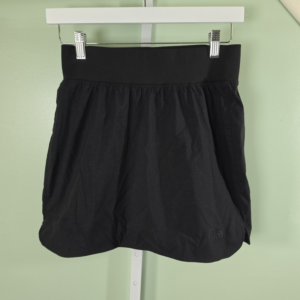 The North Face Class V Golf Tennis Skort Skirt Black Women's Size Small EUC